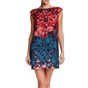 Cynthia Steffe NWT Sleeveless Floral Shift Dress Cocktail Wedding Size 10